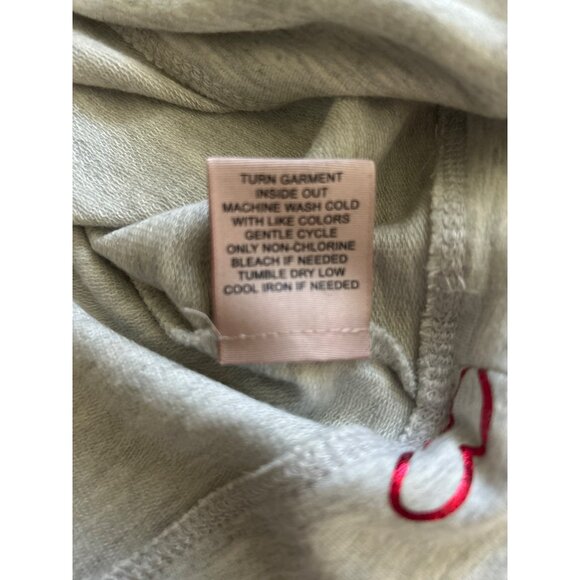 Philosophy Republic Clothing XS Gray Pullover Sweatshirt With Red Heart Print - Picture 6 of 9